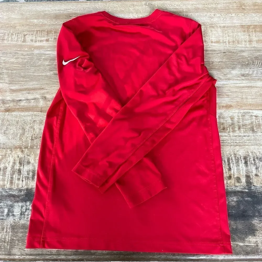 Nike Red dry fit long sleeve